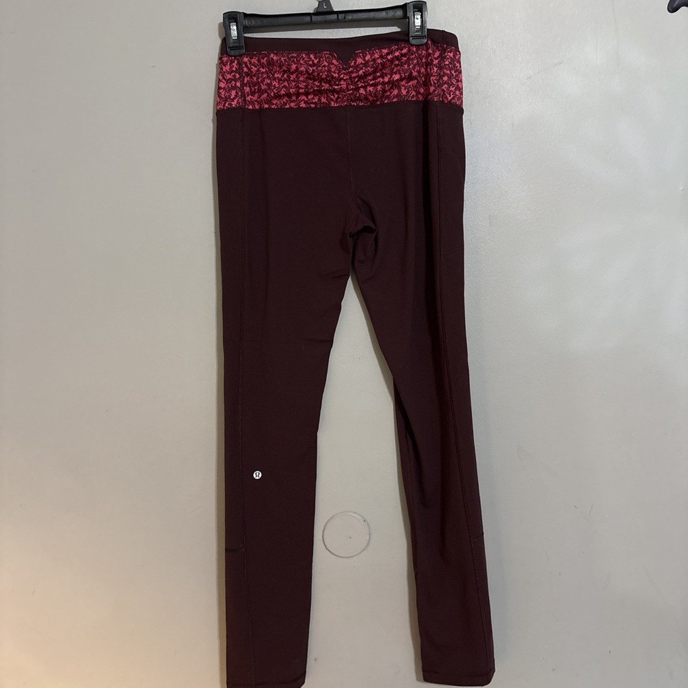 LULULEMON Women's Activewear Legging Magenta/Burgundy Sz 8